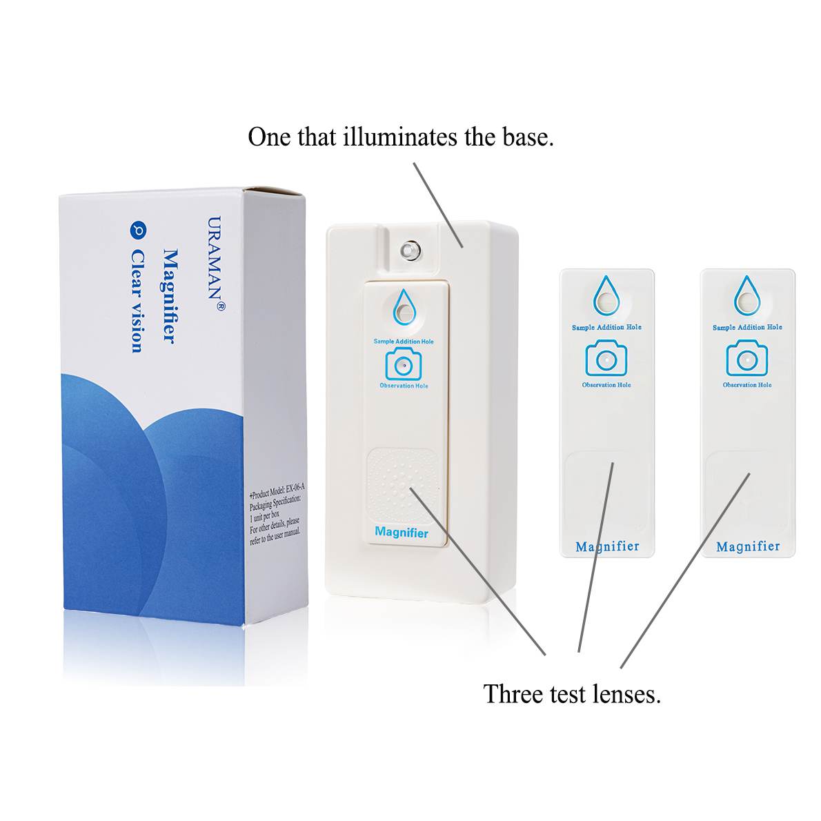 URAMAN Magnifier Pro:Detección de esperma masculino activo (Desechable)